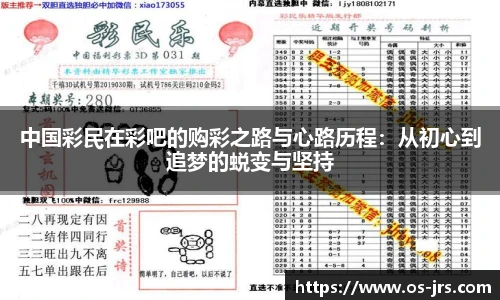 中国彩民在彩吧的购彩之路与心路历程：从初心到追梦的蜕变与坚持